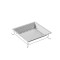 Square Hammer Point Stainless Steel Plate – Modern and Durable Design for Restaurants and Events