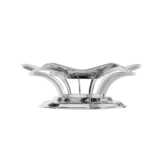 Large Lotus Leaf Stainless Steel Fruit Plate with Base – ElegantDesign for Restaurant and Events