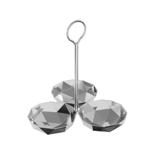 Stainless Steel Snack Platter – Assorted Plate with Dried Melon and Nuts Tray, Highly Creative Design For Hotel Buffet Food Equipment