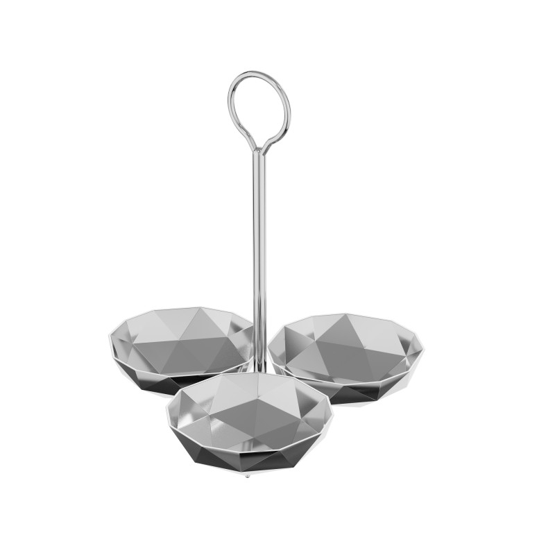 Stainless Steel Snack Platter – Assorted Plate with Dried Melon and Nuts Tray, Highly Creative Design For Hotel Buffet Food Equipment