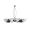 Condiment Serving Bowl – 3 Section Snack Serving Bowl for Dessert, Snacks, and Fruit Design For Hotel Buffet