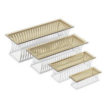 Rectangular Vertical Dessert Stand – Elegant and Modern Display for Buffets and Events