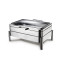 Deluxe Square Stainless Steel PYEIN 44011 S/S 8 Quart Chafers with Glass Lid