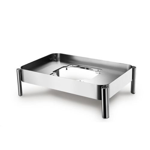 Deluxe Square Stainless Steel PYEIN 44011 S/S 8 Quart Chafers with Glass Lid