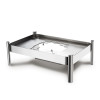 Custom 80 Series B011 Square Glass Cover Hydraulic Buffet Chafer – Premium Buffet Food Warmer Manufacturer | PYEIN®