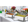 Custom 80 Series B011 Square Glass Cover Hydraulic Buffet Chafer – Premium Buffet Food Warmer Manufacturer | PYEIN®