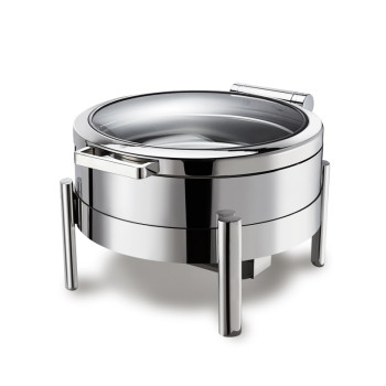 New 80 Series - Round Glass Cover Hydraulic Buffet Chafer (SUS304) – Premium Food Warmer Manufacturer | PYEIN®