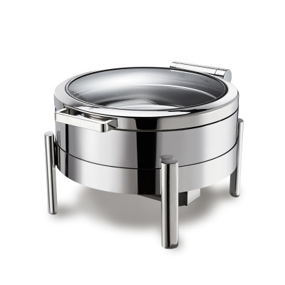 New 80 Series - Round Glass Cover Hydraulic Buffet Chafer (SUS304) – Premium Food Warmer Manufacturer | PYEIN®