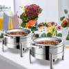 New 80 Series - Round Glass Cover Hydraulic Buffet Stove (SUS304) – Premium Food Warmer Manufacturer | PYEIN®