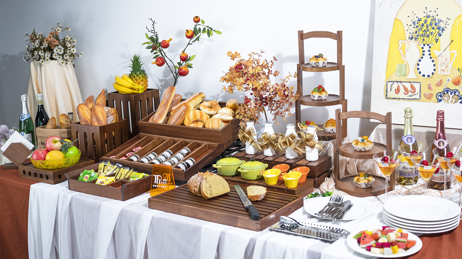 Wooden Dessert Display Stands