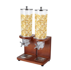 Two-Container Dry Food Dispensers – Dual Compartment Solution for Buffets, Hotels, and Restaurants