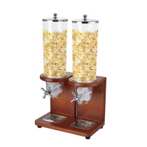 Two-Container Dry Food Dispensers – Dual Compartment Solution for Buffets, Hotels, and Restaurants
