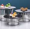 Présentoir à dessert vertical en acier inoxydable : sublimez la présentation de votre buffet avec PYEIN®
