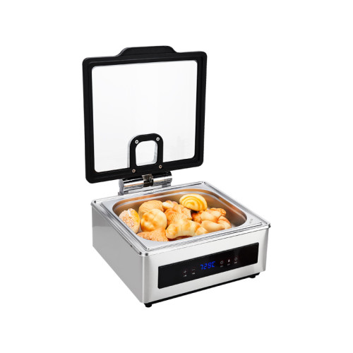 Digital Square Chafing Dish – Stylish and Precise Food Warming Solution for Buffets