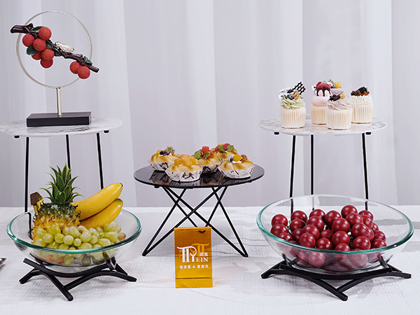 The Ultimate Square Tube Cross Rack Banquet Dessert Stand by PYEIN®