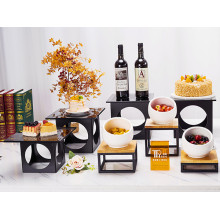 The Ultimate Square Five-Face Display Stand Set by PYEIN® – Transform Your Hotel Buffet Setup