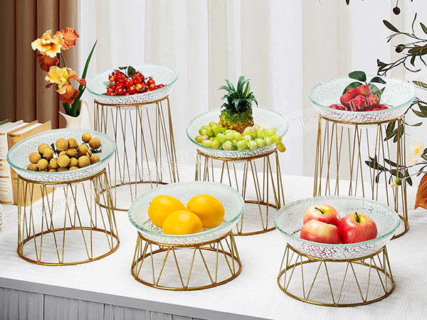 Stainless Steel Crown Dessert Stand with Glass Bowl Set – Elevate Your Buffet with PYEIN®