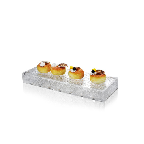 Rectangle Water Ripple Acrylic Dessert Stand | Elegant Design for Buffets | Durable and Lightweight | Perfect for Parties & Events | Wholesale Supplier | Special Discounts Available