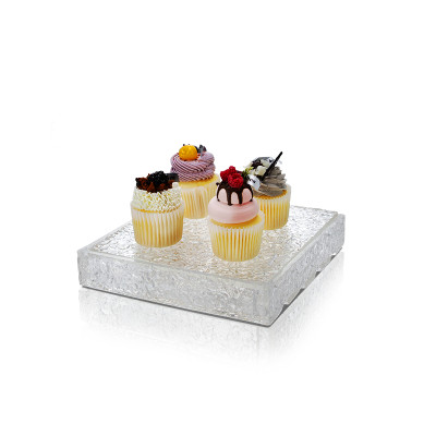 Water Ripple Acrylic Dessert Stand, Elegant Multi-Tier Display, Durable & Lightweight, Ideal for Buffets, Events & Bakeries, Support OEM, ODM