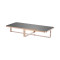 Rectangular Buffet Risers and Stands in Rose Gold with 5mm Black Glass Plate | Modern & Elegant Buffet Display | Ideal for Hotels, Restaurants, Events, and Weddings | Customizable Design | Support OEM, ODM