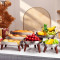 Stainless Steel Sapele Base Fruit Plate, Premium Buffet Display Bowl, Elegant Wood-Accent Serving Dish, Ideal for Hotel, Restaurant, Catering, Support OEM & ODM, Wholesale Supply Available