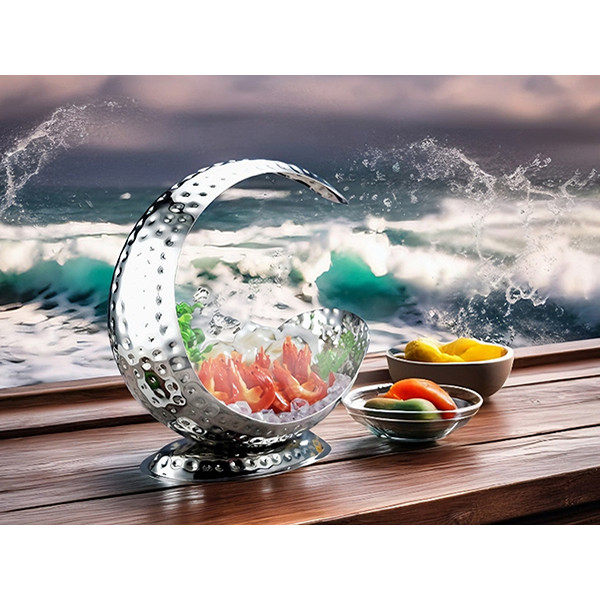 Sail Into Elegance: The Art of Sushi Display with the PYEIN® Stainless Steel Sashimi Plate Sushi Boat