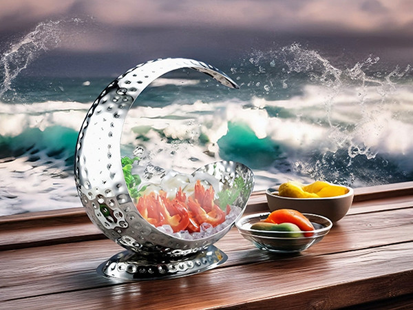 Sail Into Elegance: The Art of Sushi Display with the PYEIN® Stainless Steel Sashimi Plate Sushi Boat