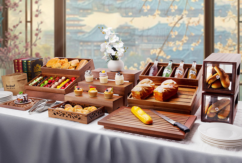 Wood Bakery Display Case by PYEIN