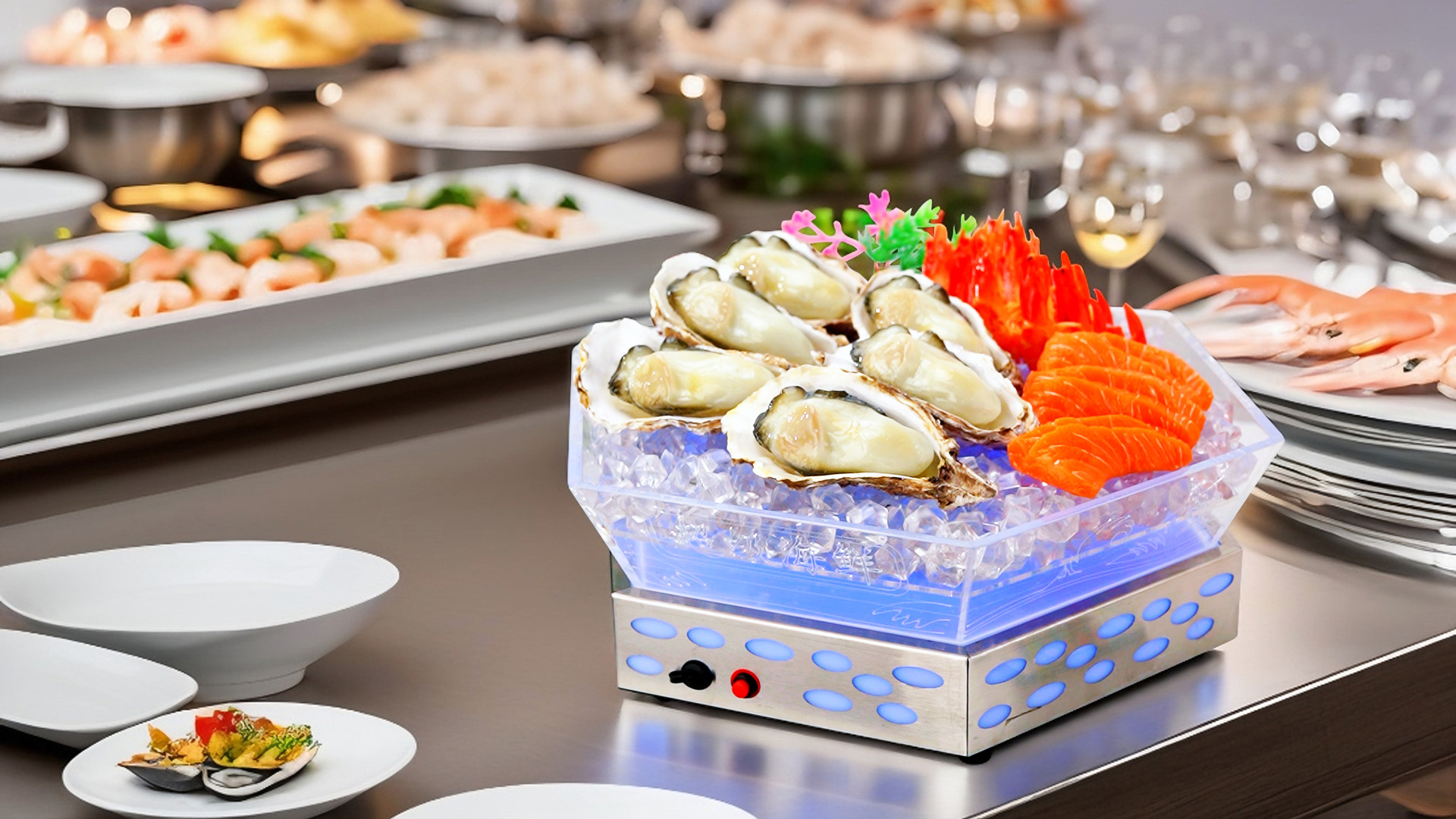 Seafood Plate Ice Housing