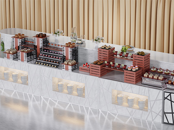 Buffet Riser & Dessert Stand Solutions | PYEIN® Elegant Dessert Displays & Riser Systems