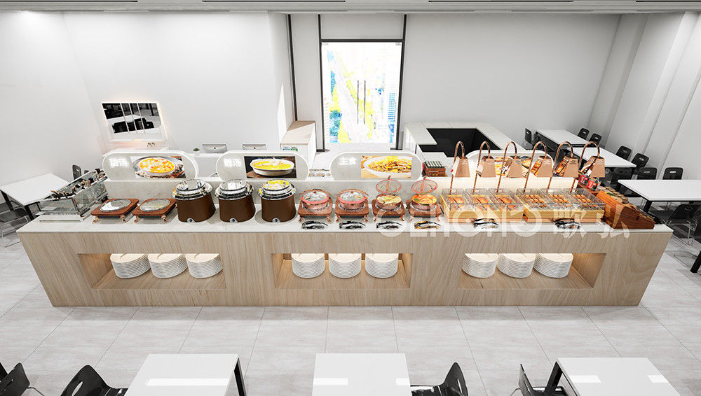 Custom Mobile Buffet Station