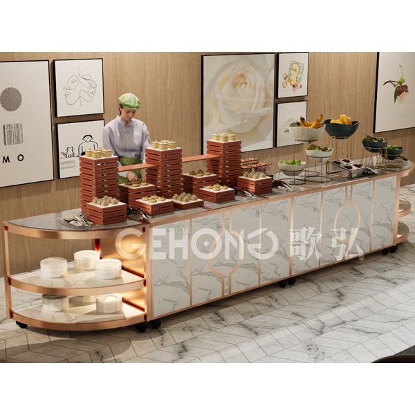 حاملات طعام خشبية لطاولة البوفيه: ارتقِ بكل عرض بأناقة طبيعية