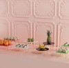 Premium Acrylic Plate with Stainless Steel Display Stands: Redefining Buffet Elegance with PYEIN®