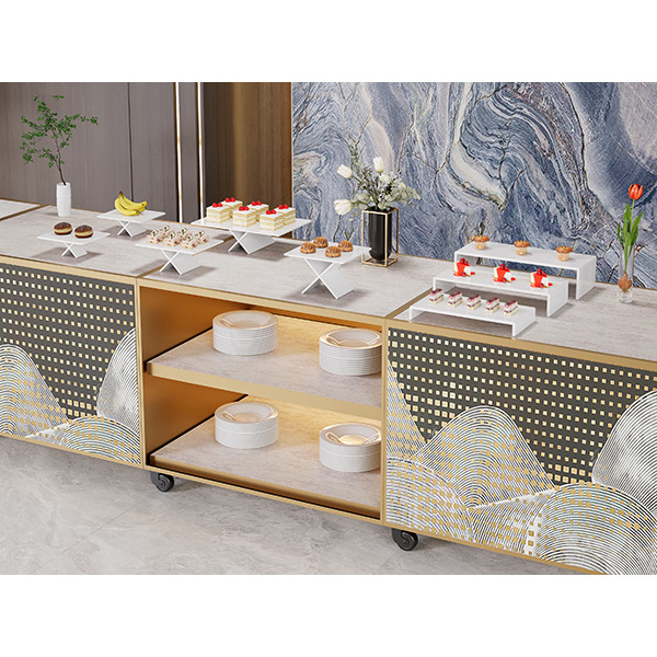 حلول تقديم متينة من الأكريليك للفنادق وفعاليات تقديم الطعام