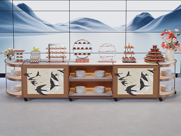 Stainless Steel Dessert Stand: Elegant Display Risers for Modern Buffets