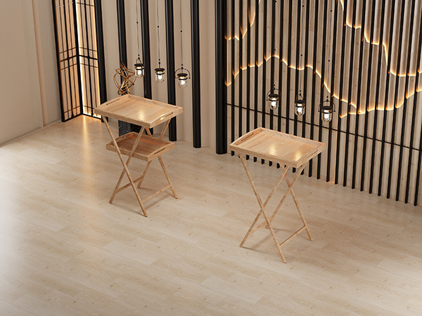 Hotel Restaurant Wedding Foldable Wooden Tray Table: A Perfect Blend of Practicality and Elegance