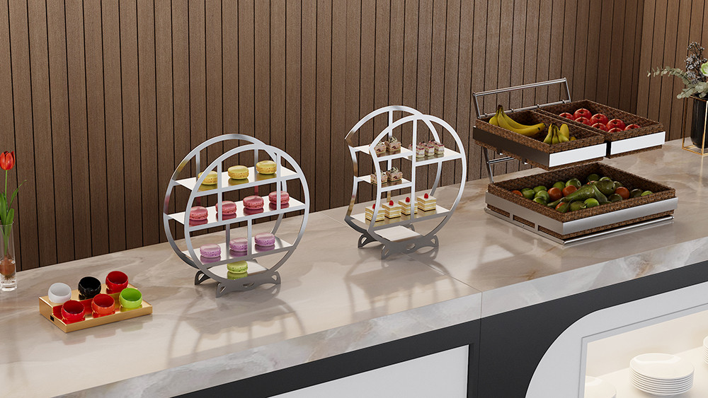 Stainless Steel Food Display Stands