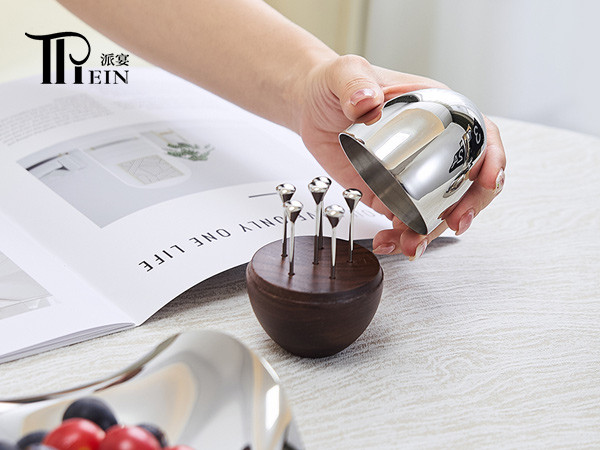 Ensemble de pics à cocktail en acier inoxydable | Pics de bar réutilisables pour hôtels et événements