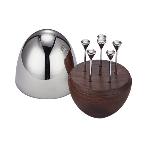 Stainless Steel Cocktail Picks Set Bar Tool | Reusable Metal Drink Garnish Picks | Food-Grade Rust-Proof Design | Olive Fruit Appetizer Use | Bar Hotel Buffet | Supports OEM, ODM