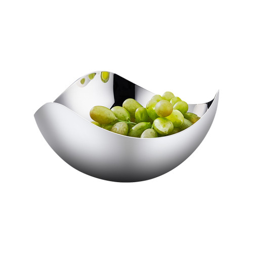 Stainless Steel Fruit Petal Storage Tray | Food-Grade Metal Serving Plate | Waterproof Rust-Proof Dessert & Fruit Organizer | Hotel Buffet & Home Display | Supports OEM, ODM