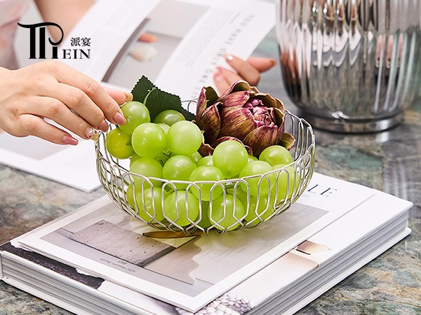 Stainless Steel Vegetable and Fruit Bowl Basket: Elevate Your Banquet Experience