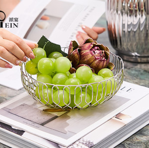 Stainless Steel Vegetable and Fruit Bowl Basket | Food-Grade Metal Fruit & Veg Tray | Waterproof Rust-Proof Storage Organizer | Hotel Buffet & Home Dining | Supports OEM, ODM