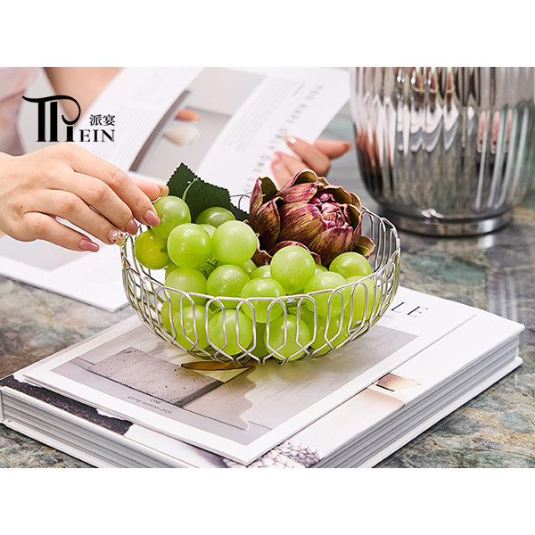 سلة خضراوات وفواكه من الفولاذ المقاوم للصدأ: ارتقِ بتجربة مأدبتك