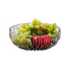Stainless Steel Vegetable and Fruit Bowl Basket | Food-Grade Metal Fruit & Veg Tray | Waterproof Rust-Proof Storage Organizer | Hotel Buffet & Home Dining | Supports OEM, ODM
