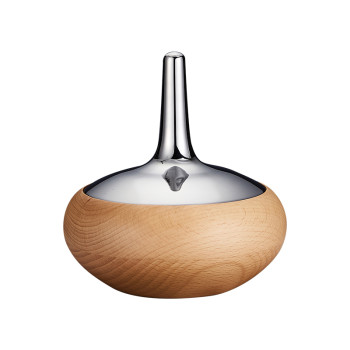 Oak Wood Storage Box Bowl with Lid | Solid Oak Wooden Food Storage Container | Buffet Countertop Organizer for Hotel Catering | Dry Food Serving Box | OEM ODM Available