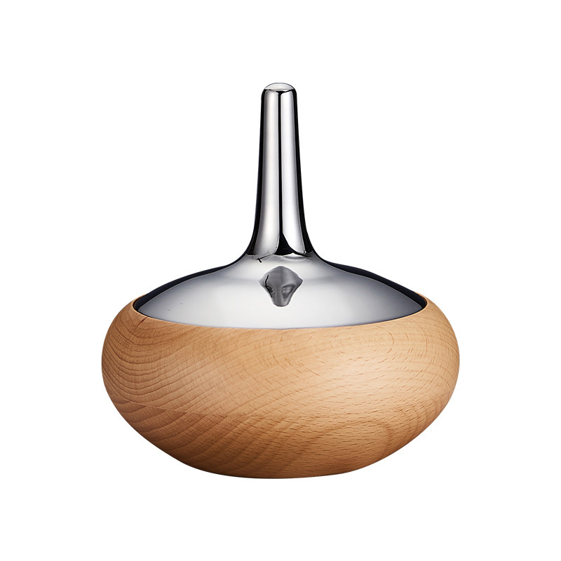 Oak Wood Storage Box Bowl with Lid | Solid Oak Wooden Food Storage Container | Buffet Countertop Organizer for Hotel Catering | Dry Food Serving Box | OEM ODM Available