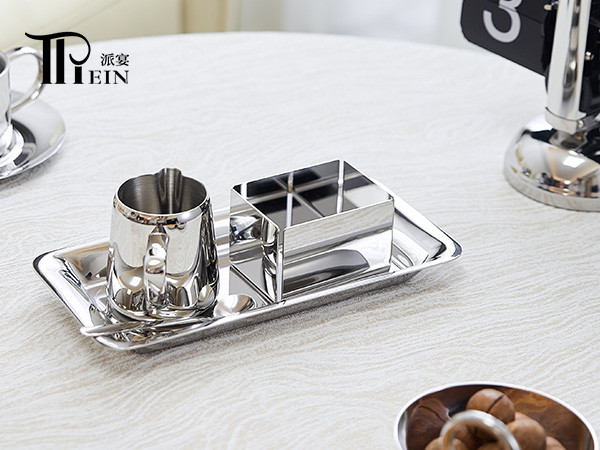 Sugar Bowl and Creamer Set for Hotels, Cafés & Buffet Service