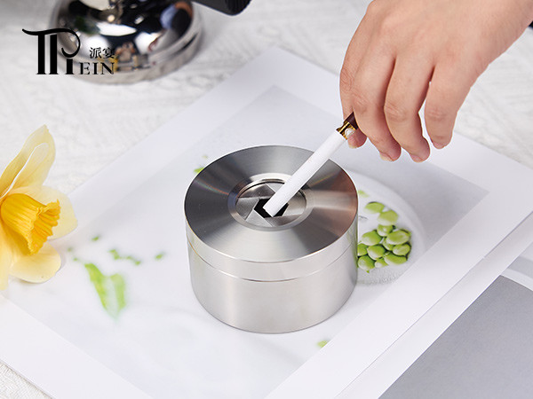 Stainless Steel Ashtray for Hotels, Restaurants, and Banquet Venues