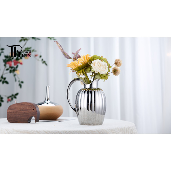 Handled Afternoon Tea Decorative Vase for Hotels & Dessert Tables