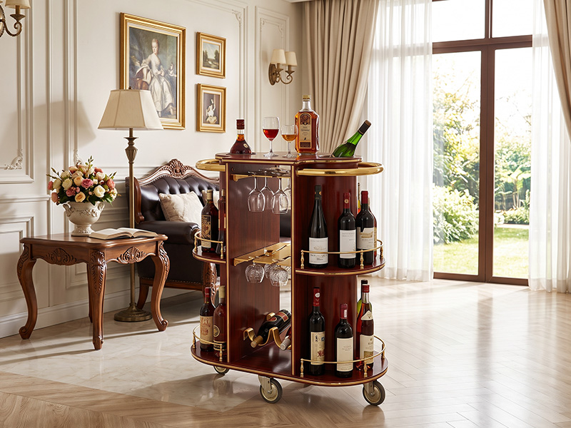 buffet service trolley for hotels and banquet halls